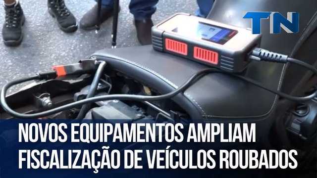 Novos equipamentos ampliam fiscalização de veículos roubados