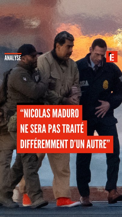 "Nicolas Maduro ne sera pas traité différemment d'un autre"