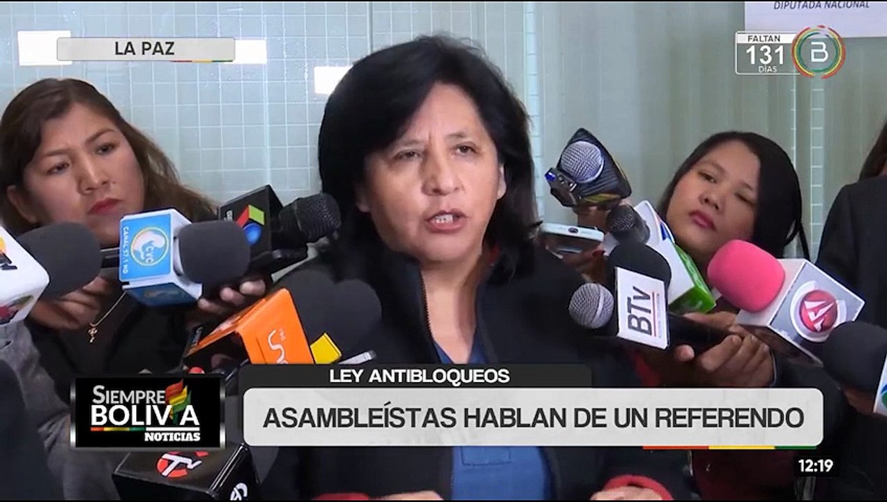 Debate por la ley antibloqueos incluye una propuesta de referéndum
