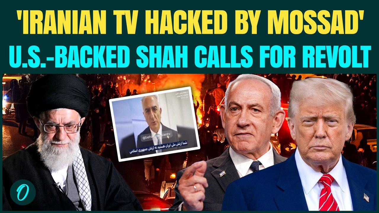 IRAN BREAKING: Iran State Television HACKED Nationwide | Reza Pahlavi Calls on Army to DEFY Khamenei