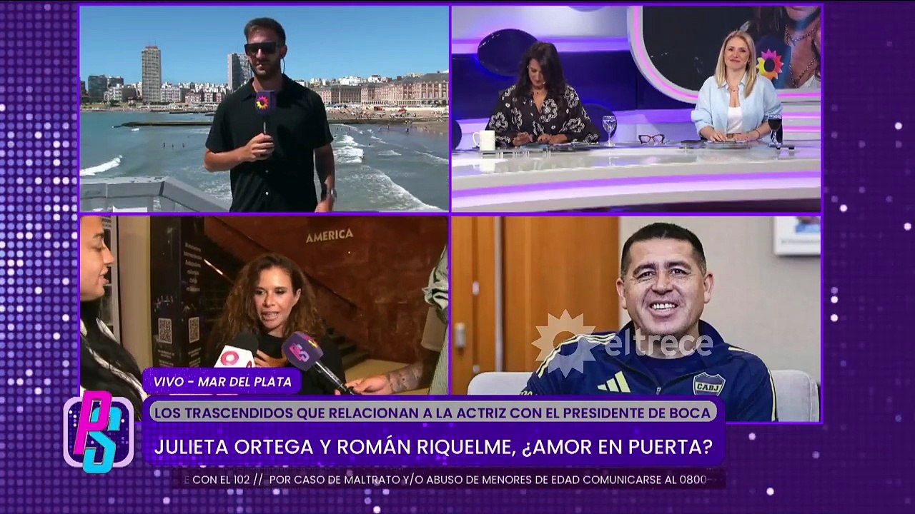 La extraña reacción de Julieta Ortega cuando le preguntaron por su supuesto romance con Riquelme