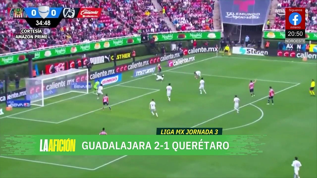 Chivas mantiene el paso perfecto y vence a Querétaro en el Akron