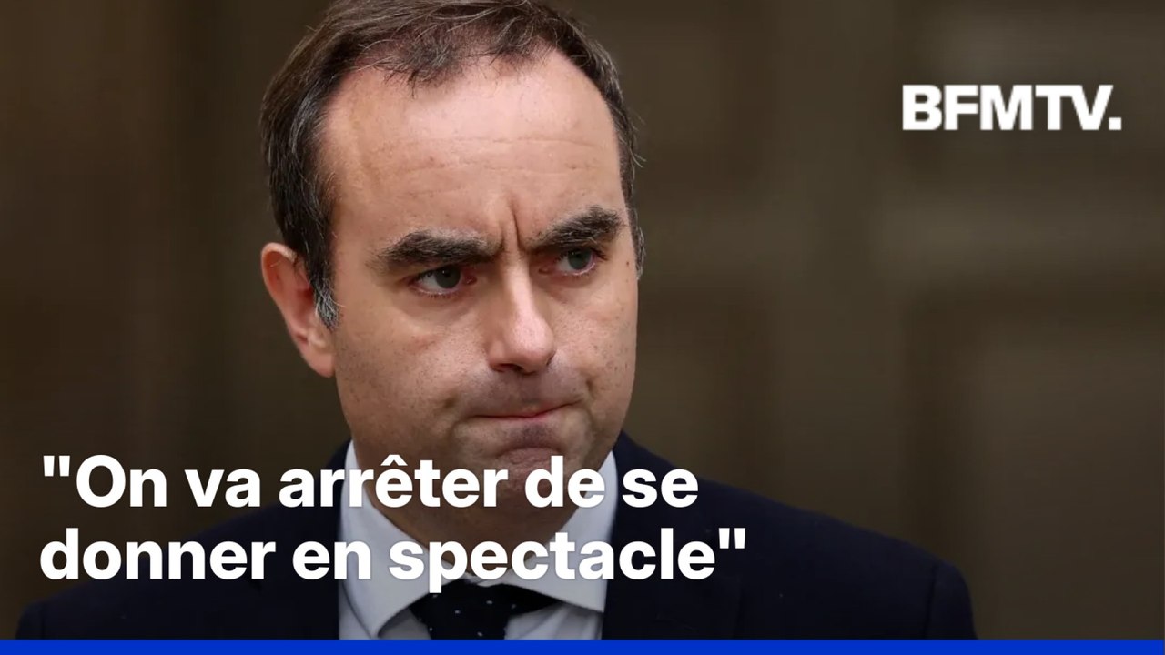 Budget: "On va arrêter de se donner en spectacle devant le monde entier", assure Sébastien Lecornu