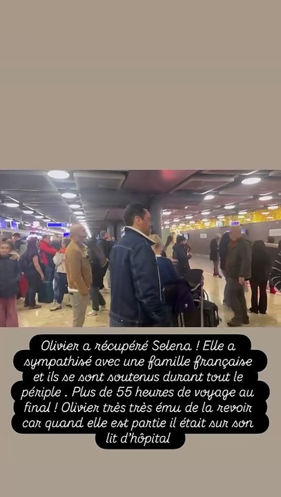 La fille des Colas, Selena, de retour en France après des semaines passées au Japon.