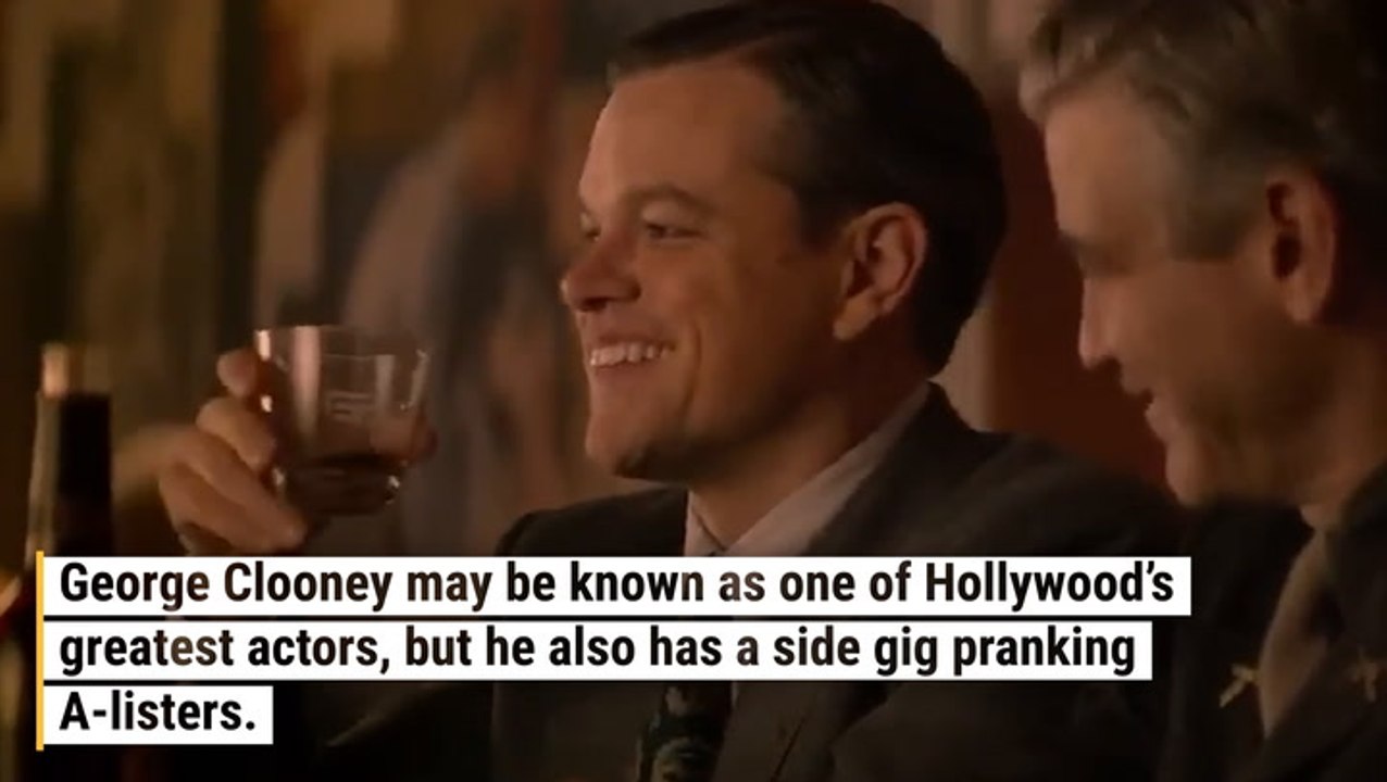 George Clooney Has Been Candid About Pranking A-Listers, But Matt Damon Just Revealed A Doozy