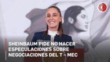 Sheinbaum pide no hacer especulaciones sobre negociaciones del T – MEC