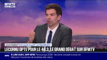Pour Jonas Haddad, porte-parole du parti (Les Républicains), le budget de Sébastien Lecornu 