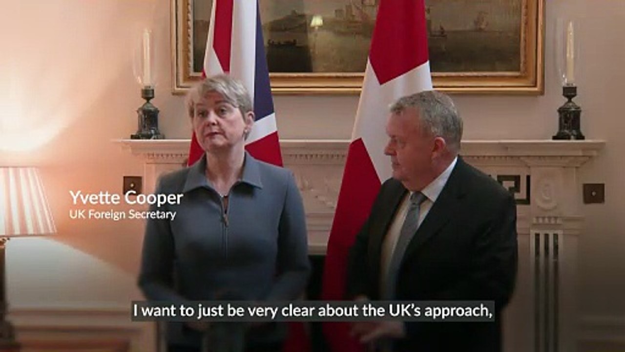 Foreign Secretary hosts Danish counterpart for talks over Greenland and US tariffs