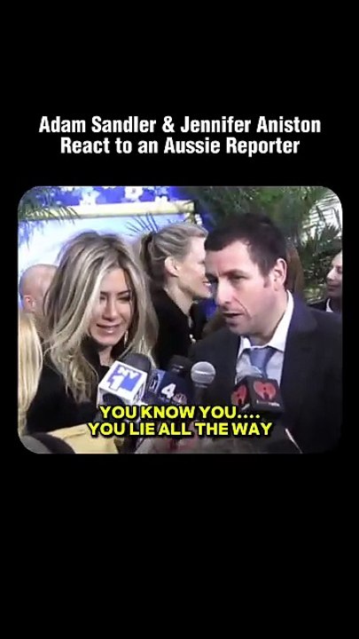 Adam Sandler and Jennifer Aniston Get Shocked By His Size #shorts