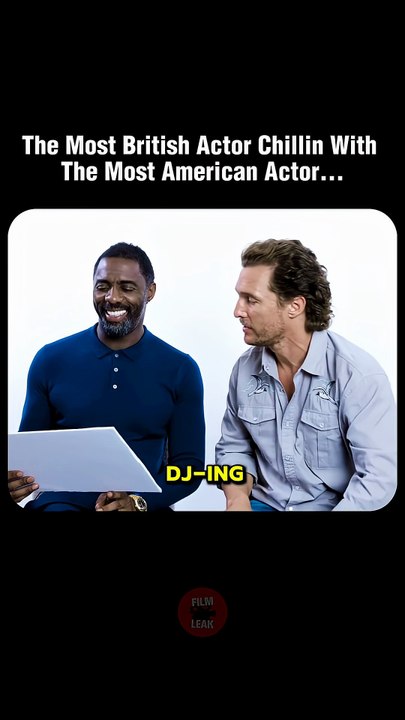 Matthew McConaughey et Idris Elba s'amusent bien #shorts