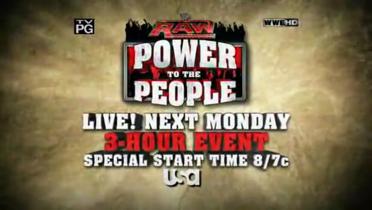 Raw 6/20/2011 Promo (Power to the People)