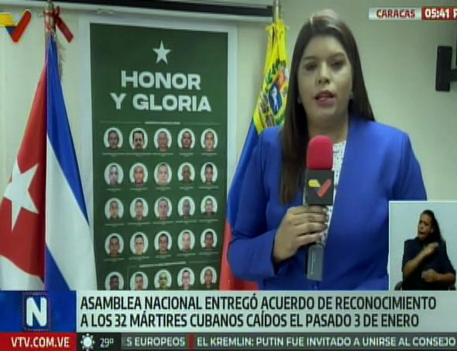 Embajador de Cuba en Venezuela agradeció el emotivo reconocimiento a los 32 héroes antillanos