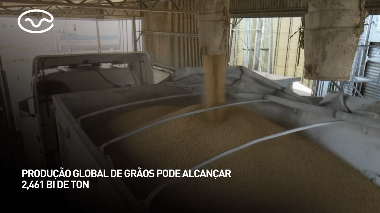 Produção global de grãos pode alcançar 2,461 BI de toneladas
