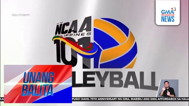 NCAA Season 101 Women's Volleyball, magbubukas na sa Biyernes | Unang Balita