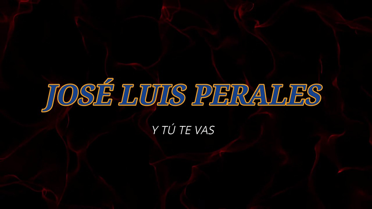 José Luis Perales - Y tú te vas (KARAOKE)