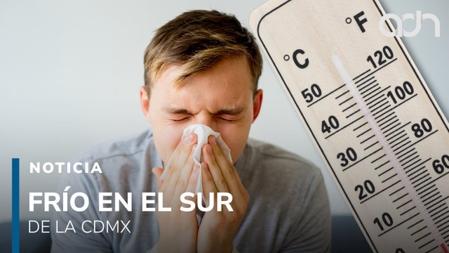 Activan alerta naranja por bajas temperaturas en el sur de la CDMX