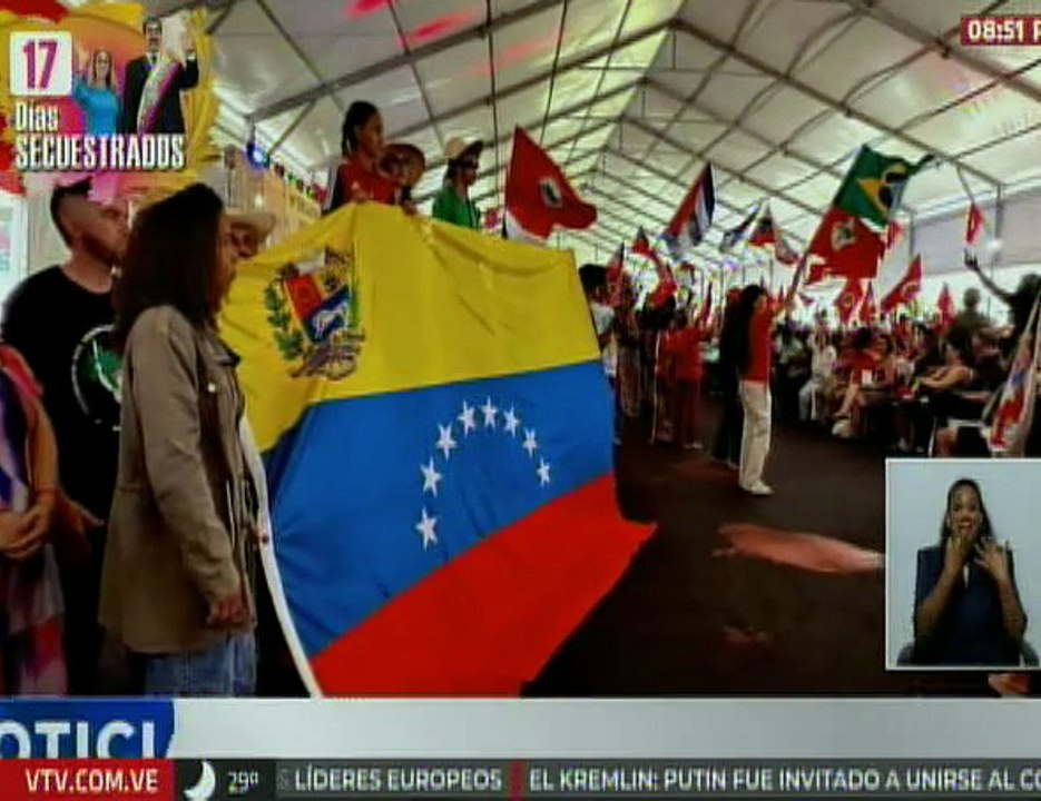 Brasil | Movimiento Sin Tierra exige la liberación del Presidente Nicolás Maduro y Cilia Flores