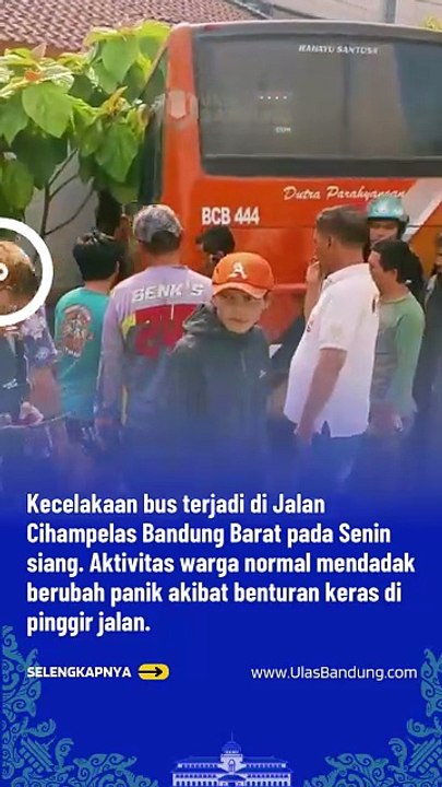 Detik Detik Bus Hantam Musala di Cihampelas, Sopir Pilih Selamatkan Pelajar dari Maut