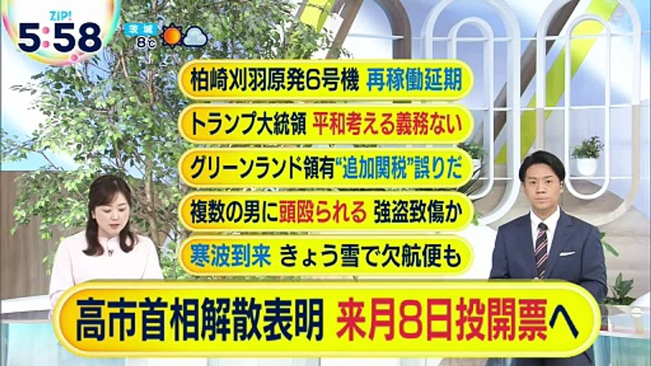 ZIP! 2026年01月20日 miomio 動画