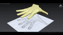 Flame: 3DS MAX Practice Polygon Hand Model Video #12 (01-21-2026)