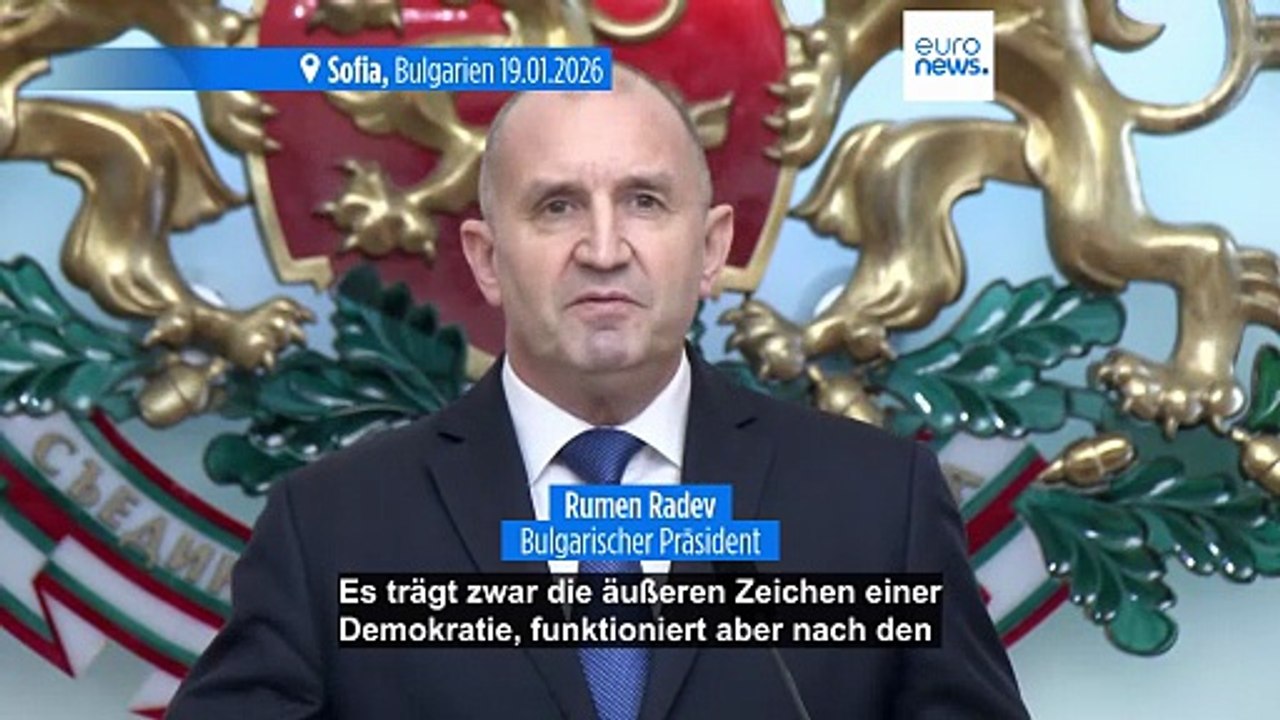 Bulgariens präsident tritt zurück und will premierminister werden