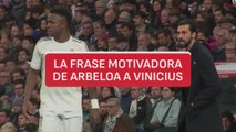 Movistar Plus+ captó a Arbeloa tratando de motivar a Vinicius: hay una frase que repite mucho