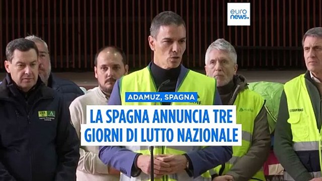 Spagna, Sánchez decreta 3 giorni di lutto per la tragedia di Adamuz: Troveremo la verità