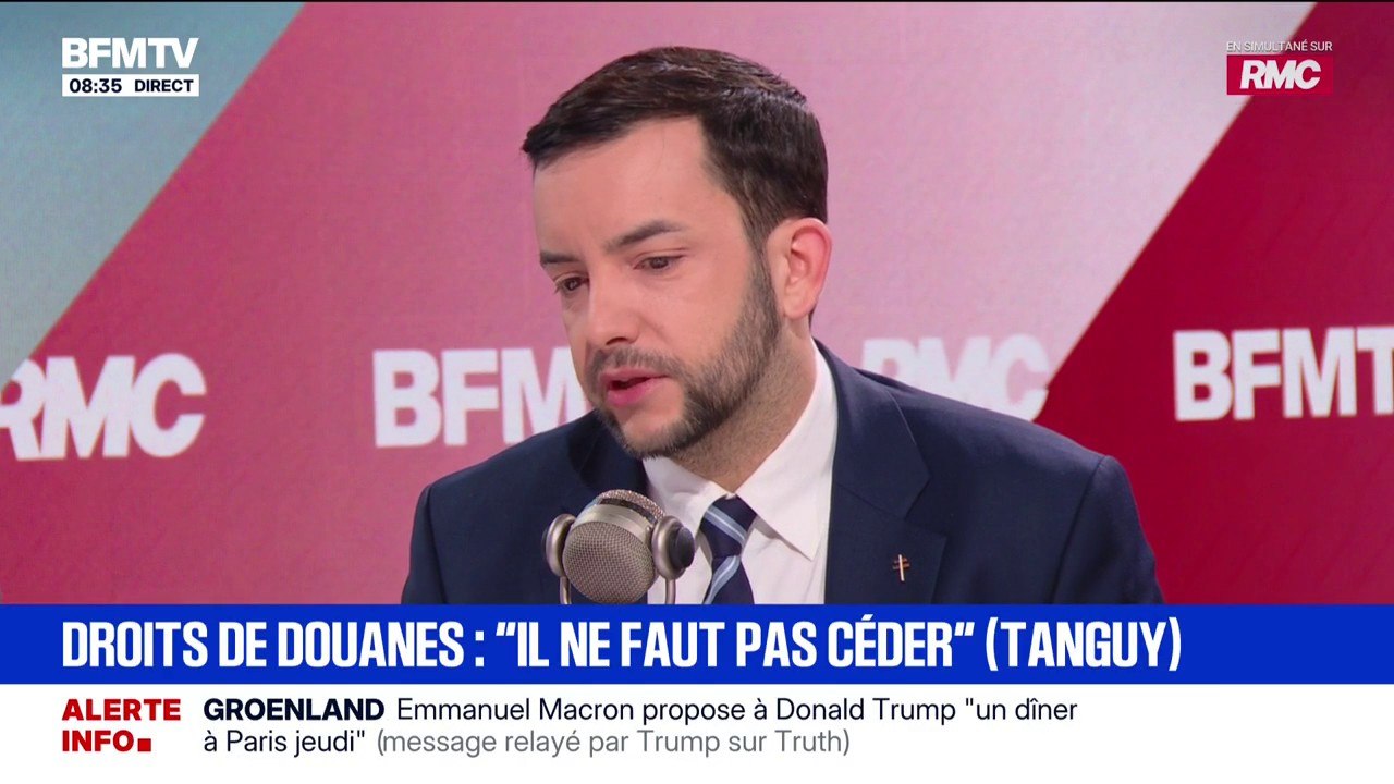 Groenland: "On ne peut pas laisser un de nos alliés se faire attaquer de cette façon", déclare Jean-Philippe Tanguy, député Rassemblement National de la Somme