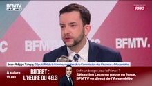 Budget 2026: "On votera forcément la censure [...] car les impôts n'ont pas baissé", assure Jean-Philippe Tanguy, député Rassemblement national de la Somme