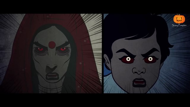 MIRROR Horror Story | Hindi Horror Stories | Scary Pumpkin | Animated Stories