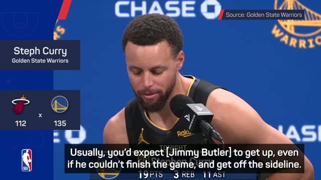 Curry reveals Butler 'cracking jokes' despite knee injury