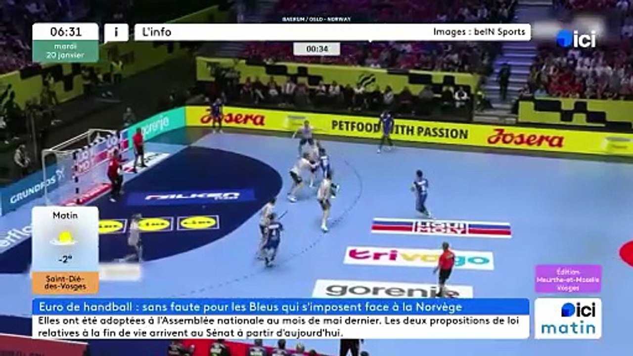 20/01/2026 -  ici matin par Ici Lorraine (Meurthe-et-Moselle et Vosges) en vidéo