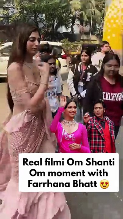 Bigg Boss 19 fame Farrhana Bhatt bringing all the Om Shanti Om vibes