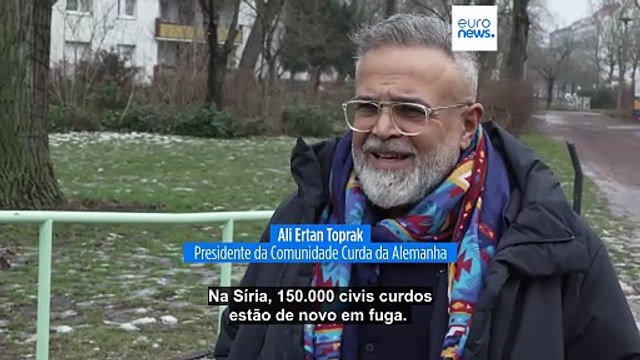 Centenas de curdos na Alemanha pedem prisão para o presidente da Síria