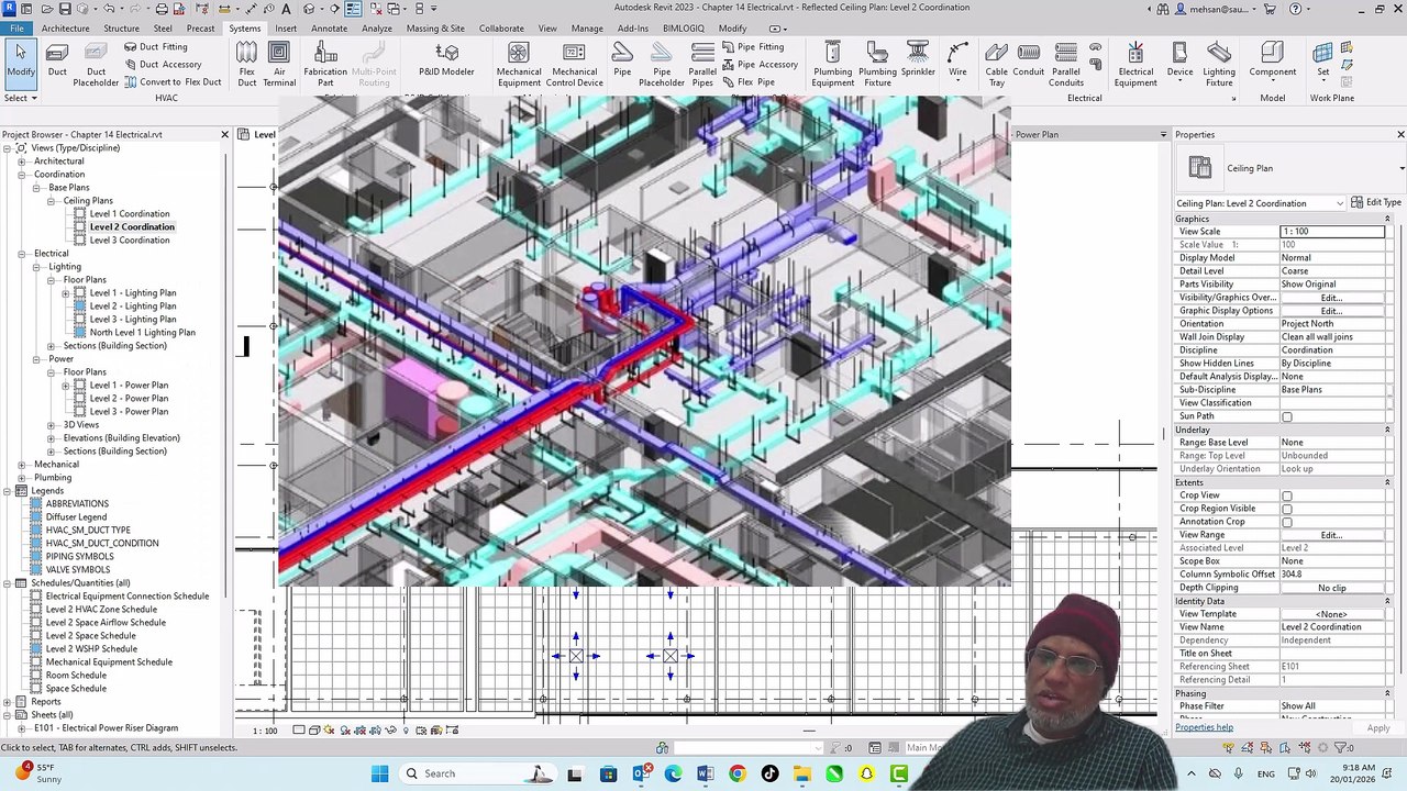Electrical System Settings and Components in Revit MEP ریویٹ میپ میں الیکٹریکل سسٹم کی ترتیبات اور اجزاء Part-70