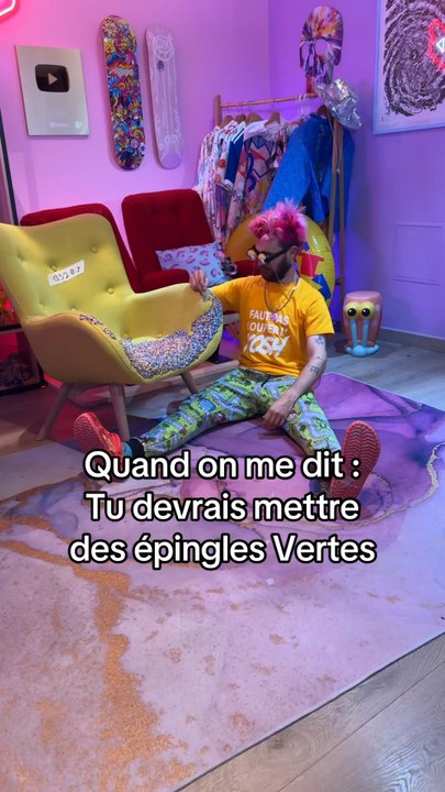 Je n’aime pas le vert 🤢