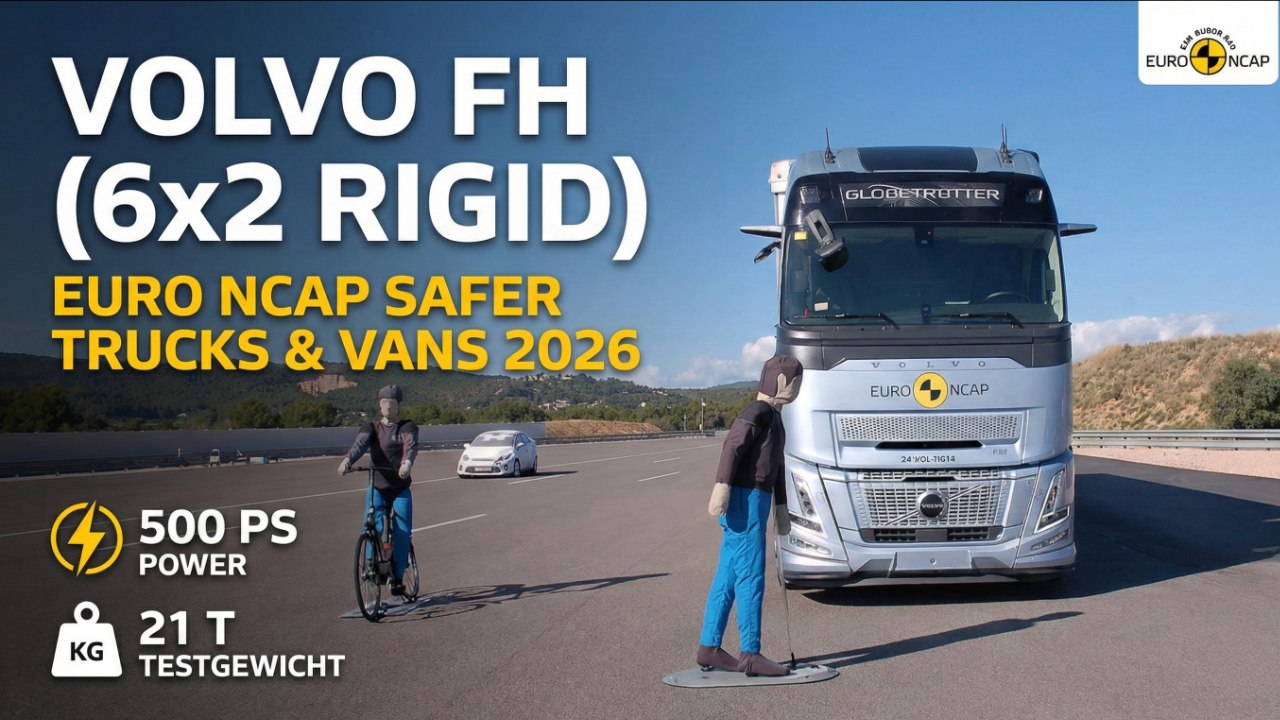 2026 Volvo FH (6x2 Rigid) mit Top-Tech & 21 t im Crashtest bei NCAP