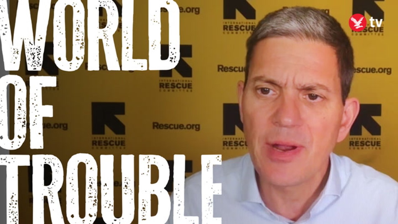 Democracy in retreat amid growing global conflict and aid cuts, warns David Miliband