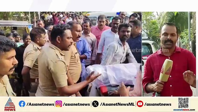 കിളിമാനൂരിലുണ്ടായ വാഹനാപകടത്തിൽ മരിച്ച യുവാവിന്റെ മൃതദേഹവുമായി MC റോഡ് ഉപരോധിച്ച് ബന്ധുക്കൾ