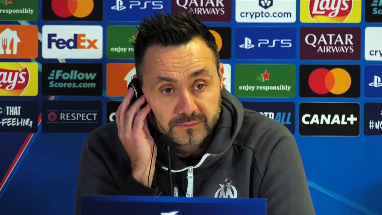 Roberto de Zerbi avant OM-Liverpool : « Ce match peut changer la saison en Ligue des champions » - Foot - Ligue des champions - OM