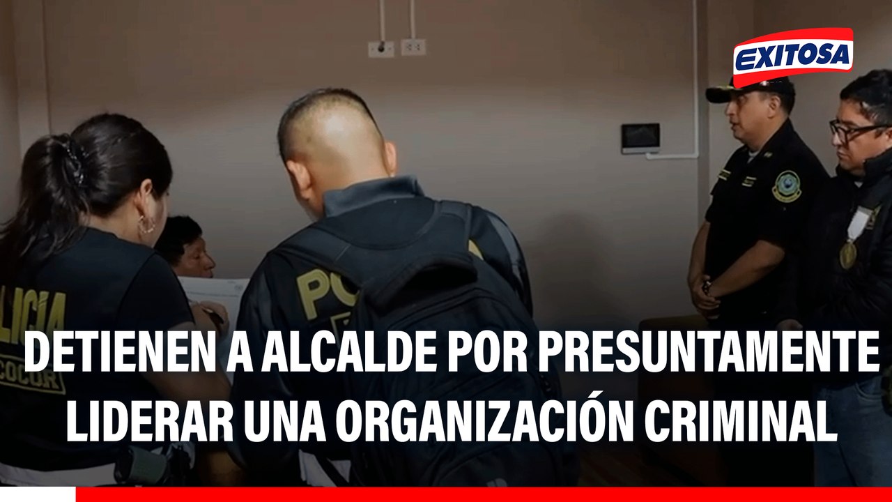 'Los Cuellos Blancos de Sunampe': Detienen a alcalde por presuntamente liderar una organización criminal