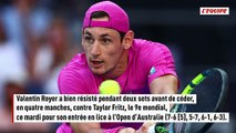Valentin Royer a subi la loi de Taylor Fritz au premier tour de l'Open d'Australie - Tennis - Open d'Australie