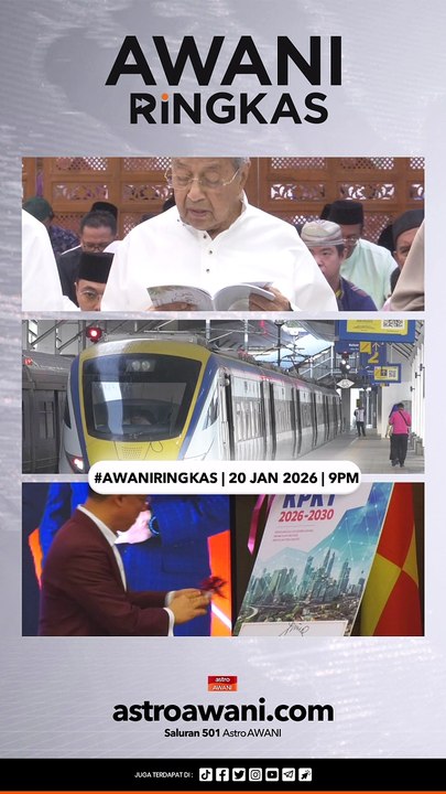 #AWANIRingkas 20 Januari 2026 | 9PM