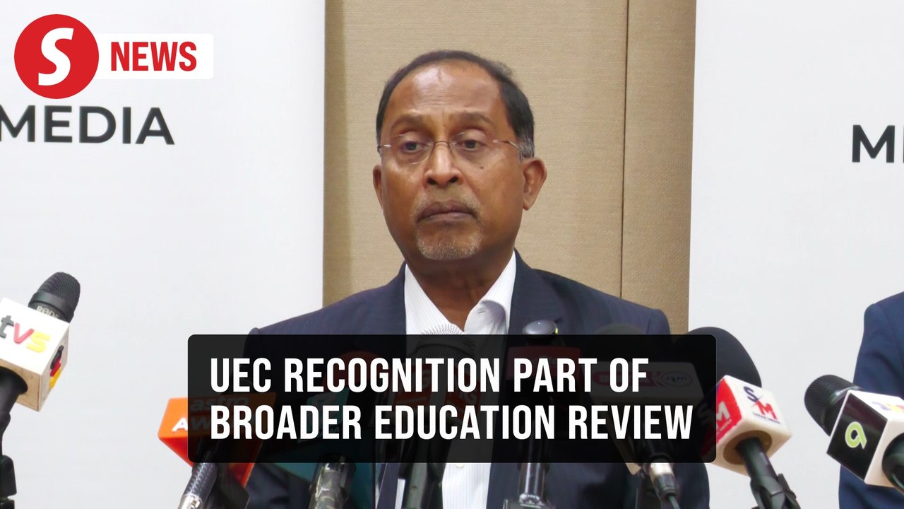 UEC recognition is not viewed in isolation, says Higher Education Minister