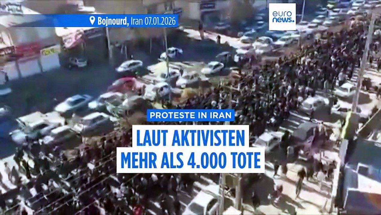 Aktivisten: Über 4.000 Tote nach blutiger Niederschlagung der Proteste im Iran