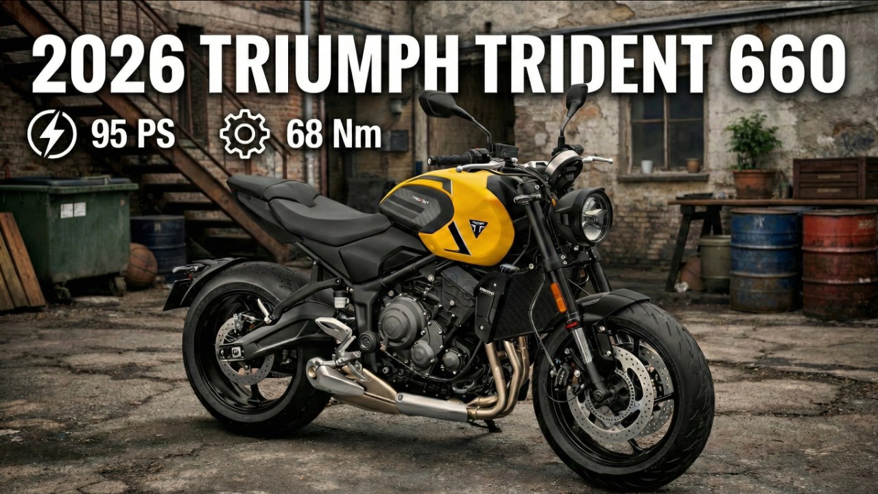 2026 Triumph Trident 660: Jetzt mit 95 PS & 68 Nm