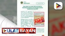 DOH, binalaan ang publiko laban sa mga gumagamit ng pangalan ng kagawaran para makapagbenta ng mga gamot