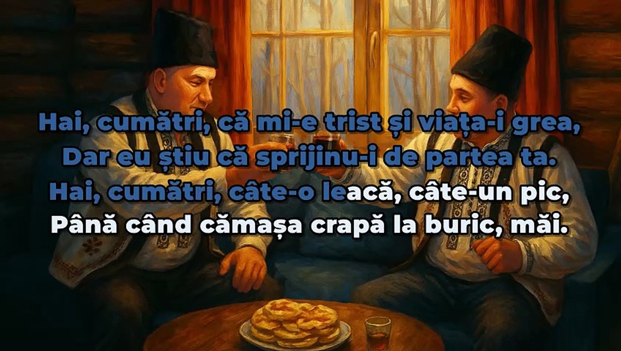 Vlad Popescu - Cu cumatru meu Lyric Text Karaoke