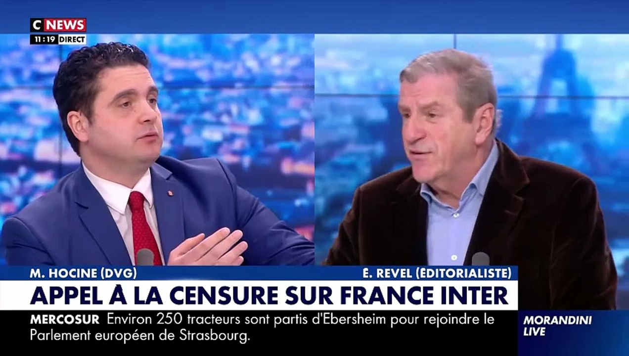 Qualifié de "journaliste d’extrême droite" par un autre invité du plateau de "Morandini Live", Eric Revel menace de partir: "Il faut quand même retirer ces qualificatifs !" - VIDEO