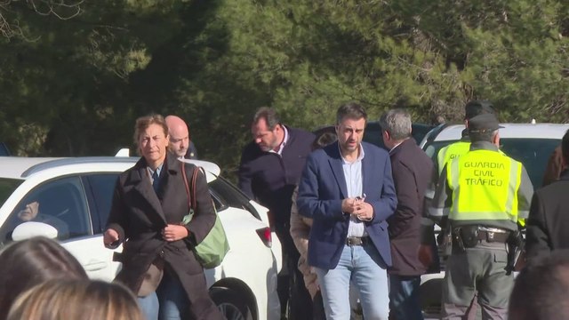 Visita de los Reyes a la zona cero del accidente ferroviario de Adamuz (Córdoba)
